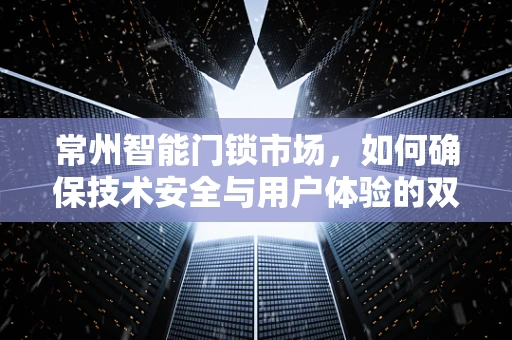 常州智能门锁市场，如何确保技术安全与用户体验的双重提升？