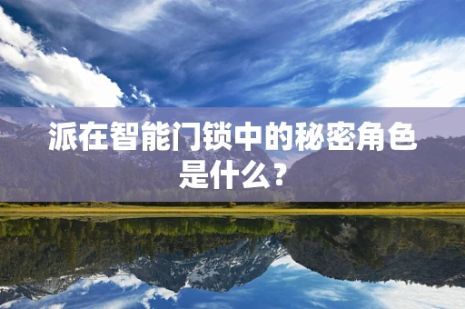 派在智能门锁中的秘密角色是什么？