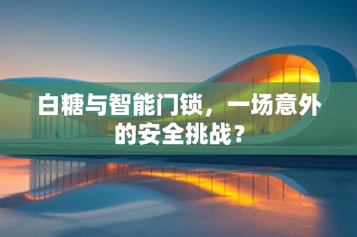 白糖与智能门锁，一场意外的安全挑战？