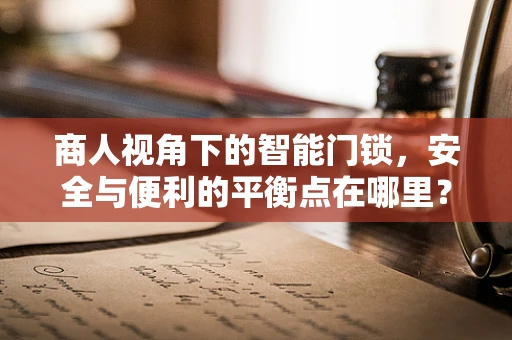 商人视角下的智能门锁，安全与便利的平衡点在哪里？
