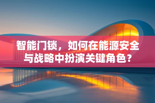 智能门锁，如何在能源安全与战略中扮演关键角色？