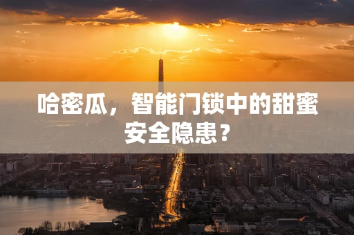哈密瓜，智能门锁中的甜蜜安全隐患？