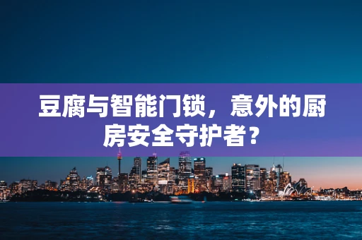 豆腐与智能门锁，意外的厨房安全守护者？