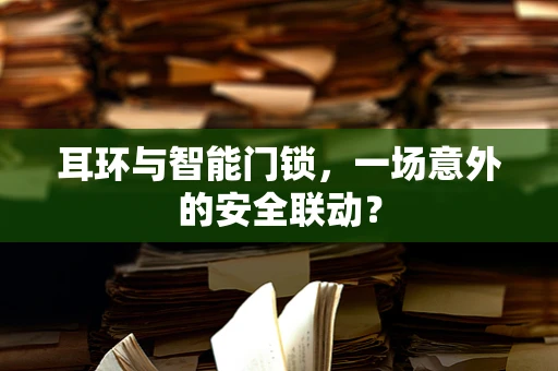 耳环与智能门锁，一场意外的安全联动？