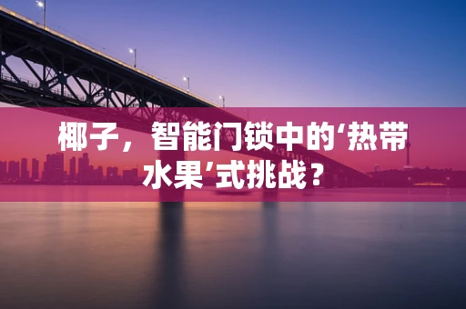椰子，智能门锁中的‘热带水果’式挑战？