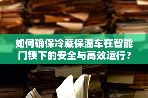 如何确保冷藏保温车在智能门锁下的安全与高效运行？