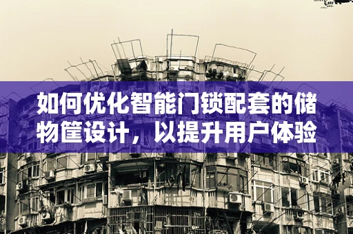 如何优化智能门锁配套的储物筐设计，以提升用户体验？