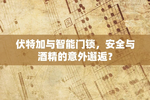 伏特加与智能门锁，安全与酒精的意外邂逅？