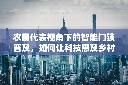 农民代表视角下的智能门锁普及，如何让科技惠及乡村？