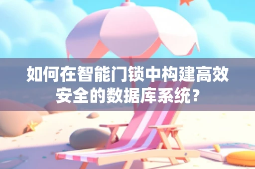 如何在智能门锁中构建高效安全的数据库系统？