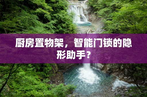 厨房置物架，智能门锁的隐形助手？