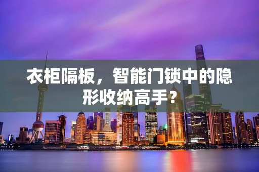 衣柜隔板，智能门锁中的隐形收纳高手？