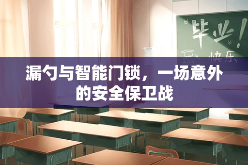 漏勺与智能门锁，一场意外的安全保卫战