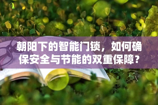 朝阳下的智能门锁，如何确保安全与节能的双重保障？