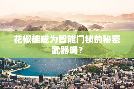花椒能成为智能门锁的秘密武器吗？