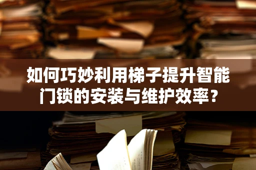 如何巧妙利用梯子提升智能门锁的安装与维护效率？
