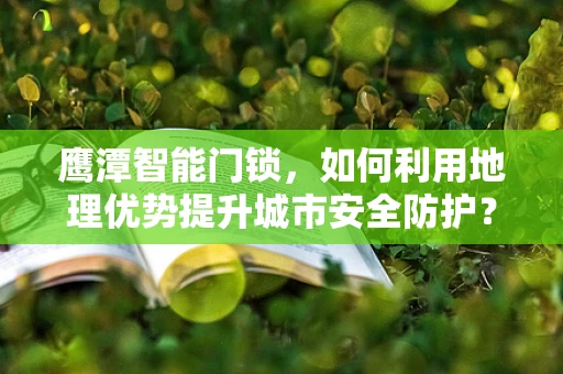 鹰潭智能门锁，如何利用地理优势提升城市安全防护？