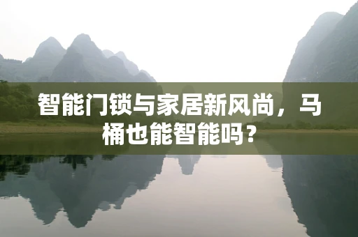 智能门锁与家居新风尚，马桶也能智能吗？
