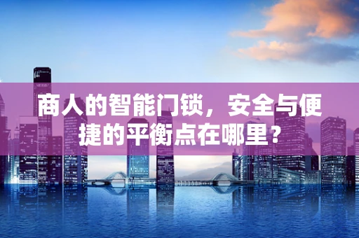 商人的智能门锁，安全与便捷的平衡点在哪里？