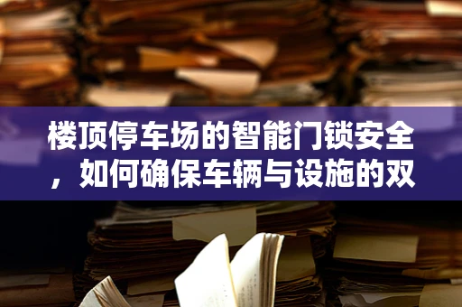 楼顶停车场的智能门锁安全，如何确保车辆与设施的双重保护？