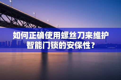 如何正确使用螺丝刀来维护智能门锁的安保性？