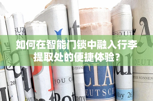如何在智能门锁中融入行李提取处的便捷体验？