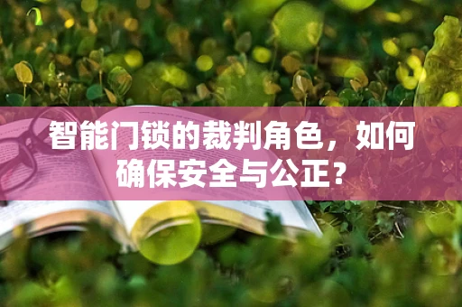 智能门锁的裁判角色，如何确保安全与公正？