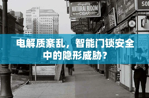 电解质紊乱，智能门锁安全中的隐形威胁？