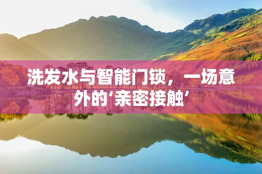 洗发水与智能门锁，一场意外的‘亲密接触’