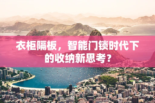 衣柜隔板，智能门锁时代下的收纳新思考？