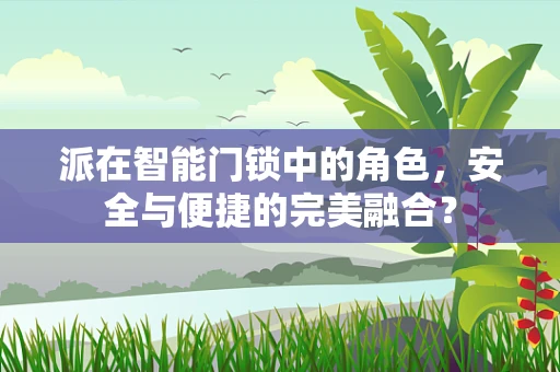 派在智能门锁中的角色，安全与便捷的完美融合？