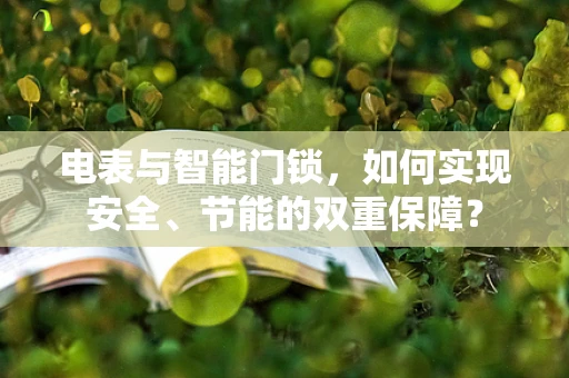 电表与智能门锁，如何实现安全、节能的双重保障？