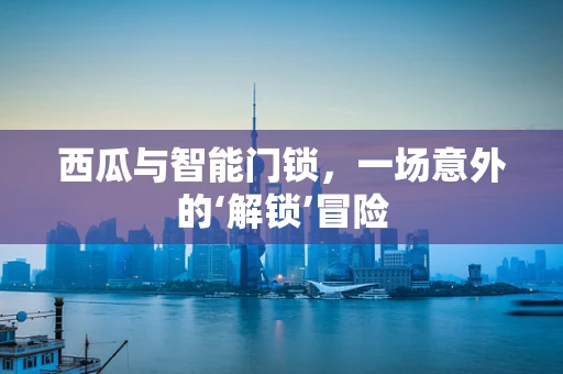 西瓜与智能门锁，一场意外的‘解锁’冒险