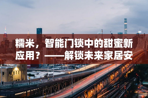 糯米，智能门锁中的甜蜜新应用？——解锁未来家居安全的新密码？
