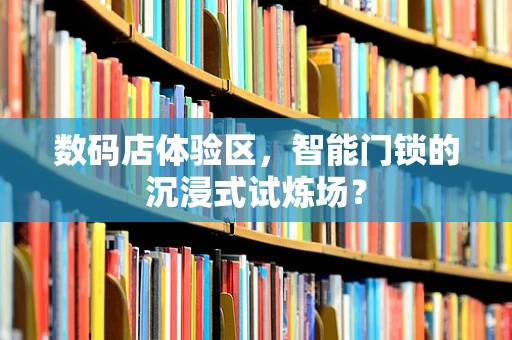 数码店体验区，智能门锁的沉浸式试炼场？