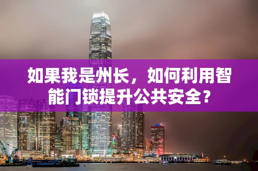 如果我是州长，如何利用智能门锁提升公共安全？