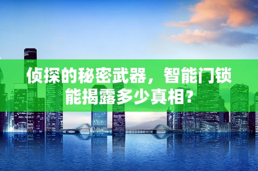 侦探的秘密武器，智能门锁能揭露多少真相？