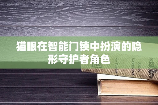 猫眼在智能门锁中扮演的隐形守护者角色