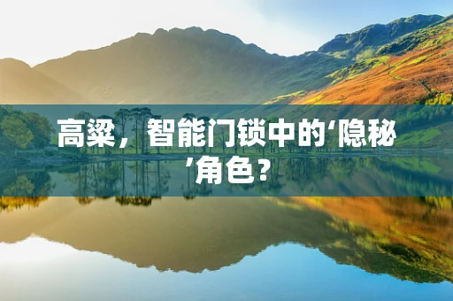 高粱，智能门锁中的‘隐秘’角色？