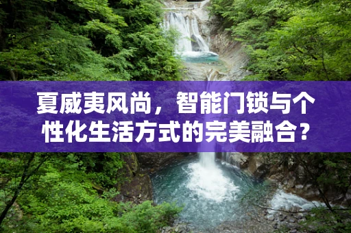 夏威夷风尚，智能门锁与个性化生活方式的完美融合？