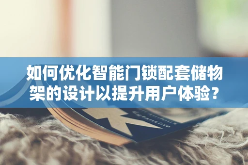 如何优化智能门锁配套储物架的设计以提升用户体验？