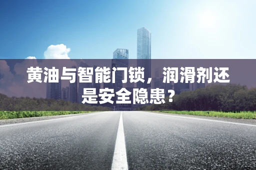 黄油与智能门锁，润滑剂还是安全隐患？