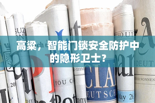 高粱，智能门锁安全防护中的隐形卫士？