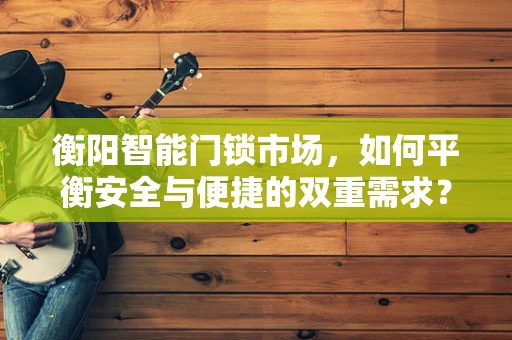 衡阳智能门锁市场，如何平衡安全与便捷的双重需求？