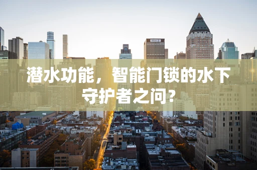 潜水功能，智能门锁的水下守护者之问？