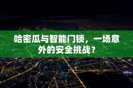 哈密瓜与智能门锁，一场意外的安全挑战？