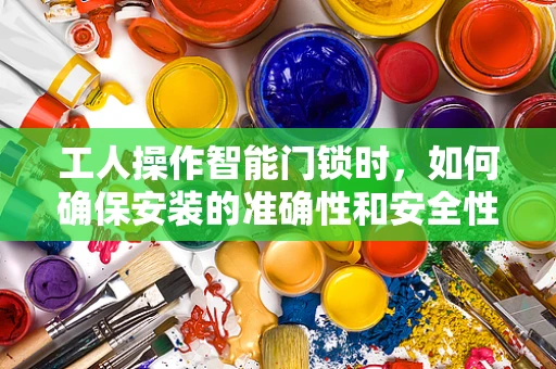 工人操作智能门锁时，如何确保安装的准确性和安全性？