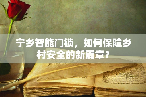 宁乡智能门锁，如何保障乡村安全的新篇章？