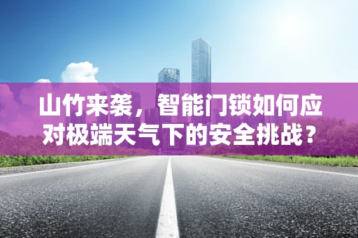 山竹来袭，智能门锁如何应对极端天气下的安全挑战？