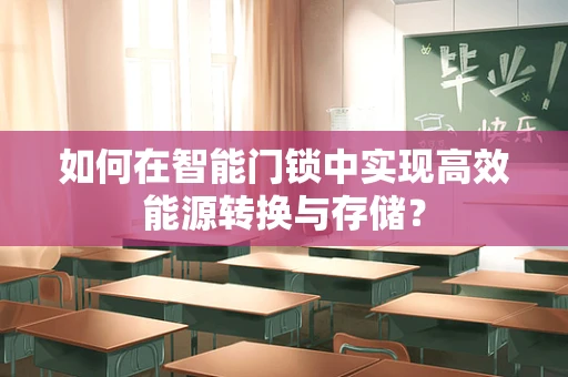 如何在智能门锁中实现高效能源转换与存储？